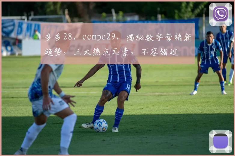 多多28，ccmpc29，揭秘数字营销新趋势，三大热点元素，不容错过